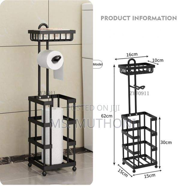 3 in 1 Heavy Duty Bathroom/Tissue Stand*
