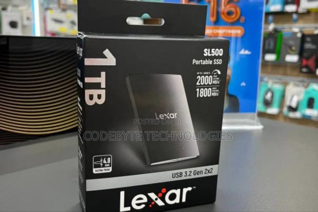 Lexar Sl500 Portable External SSD 1tb - Black