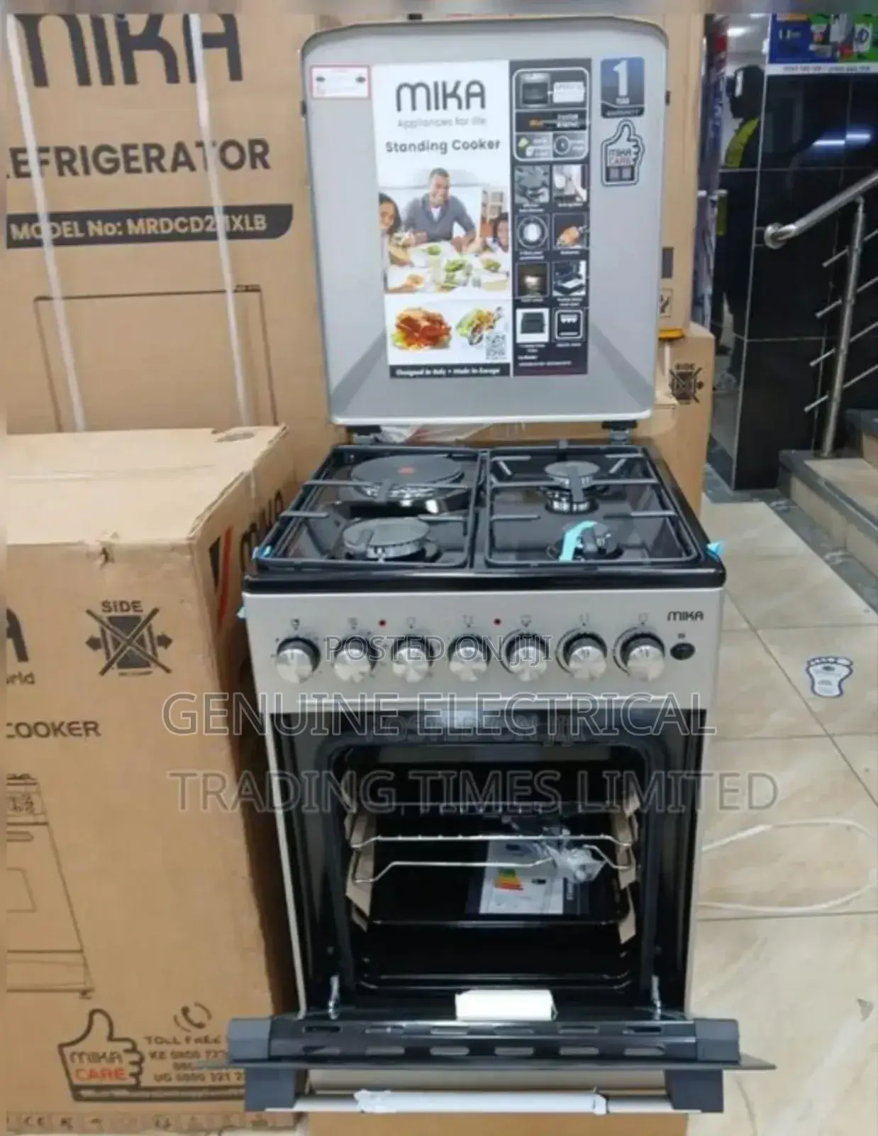 New Mika 50by60 Standing Cooker