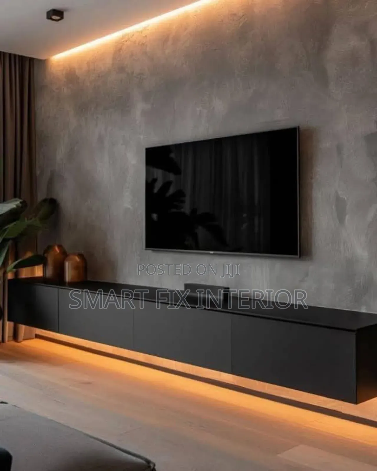 Tv Stands With Wall Fluted Panels Design and Installation