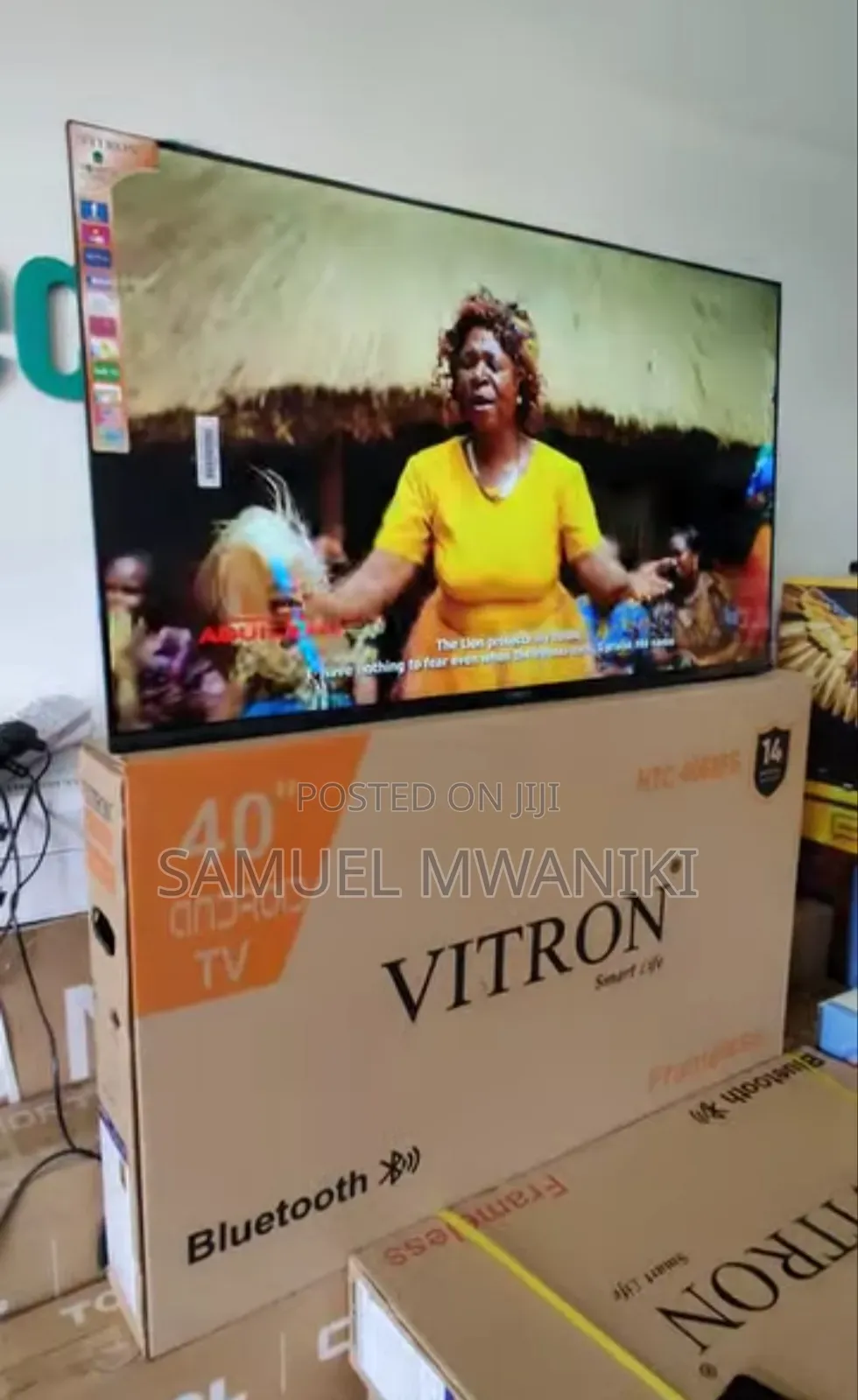 Vitron 40′′ Frameless Smart Android
With Bluetooth New Model