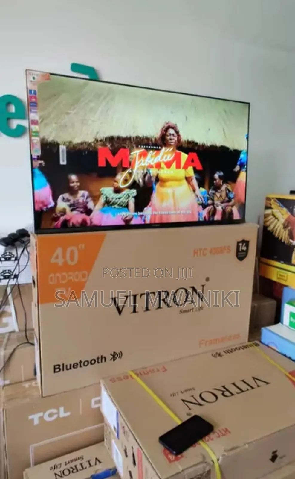 Vitron 40′′ Frameless Smart Android
With Bluetooth New Model