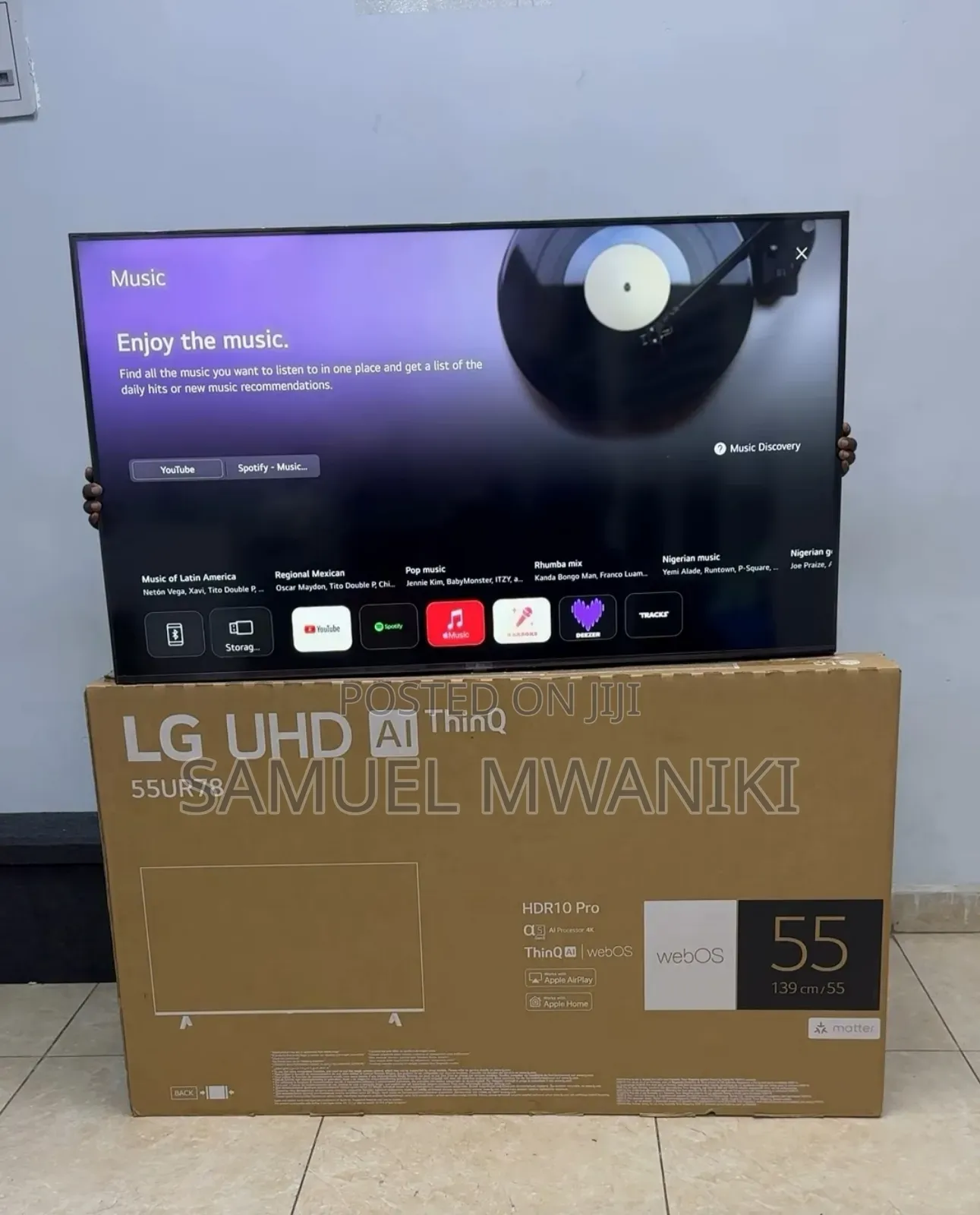 Lg 55′′ Uhd Webos Smart Ai Thinq Tv Magic Remote Ur78