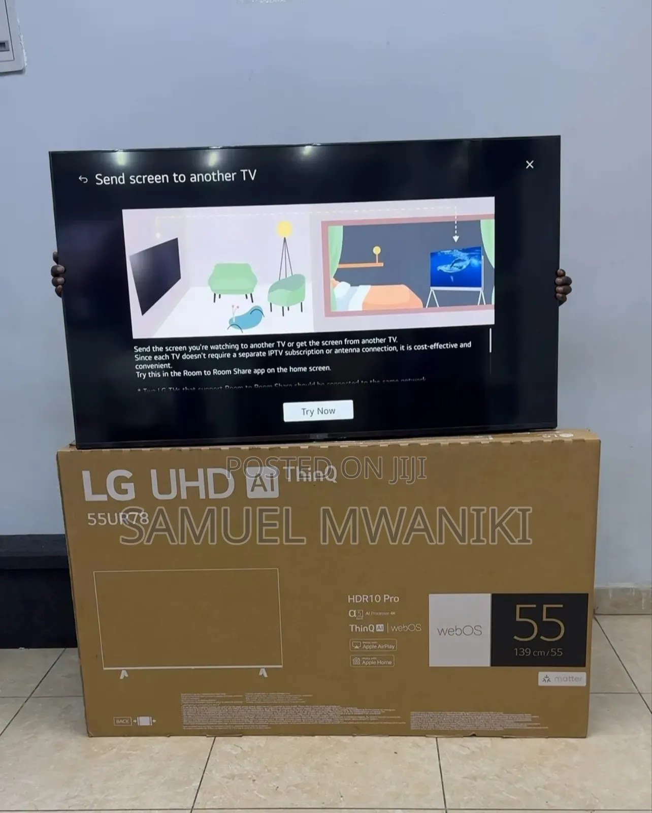 Lg 55′′ Uhd Webos Smart Ai Thinq Tv Magic Remote Ur78