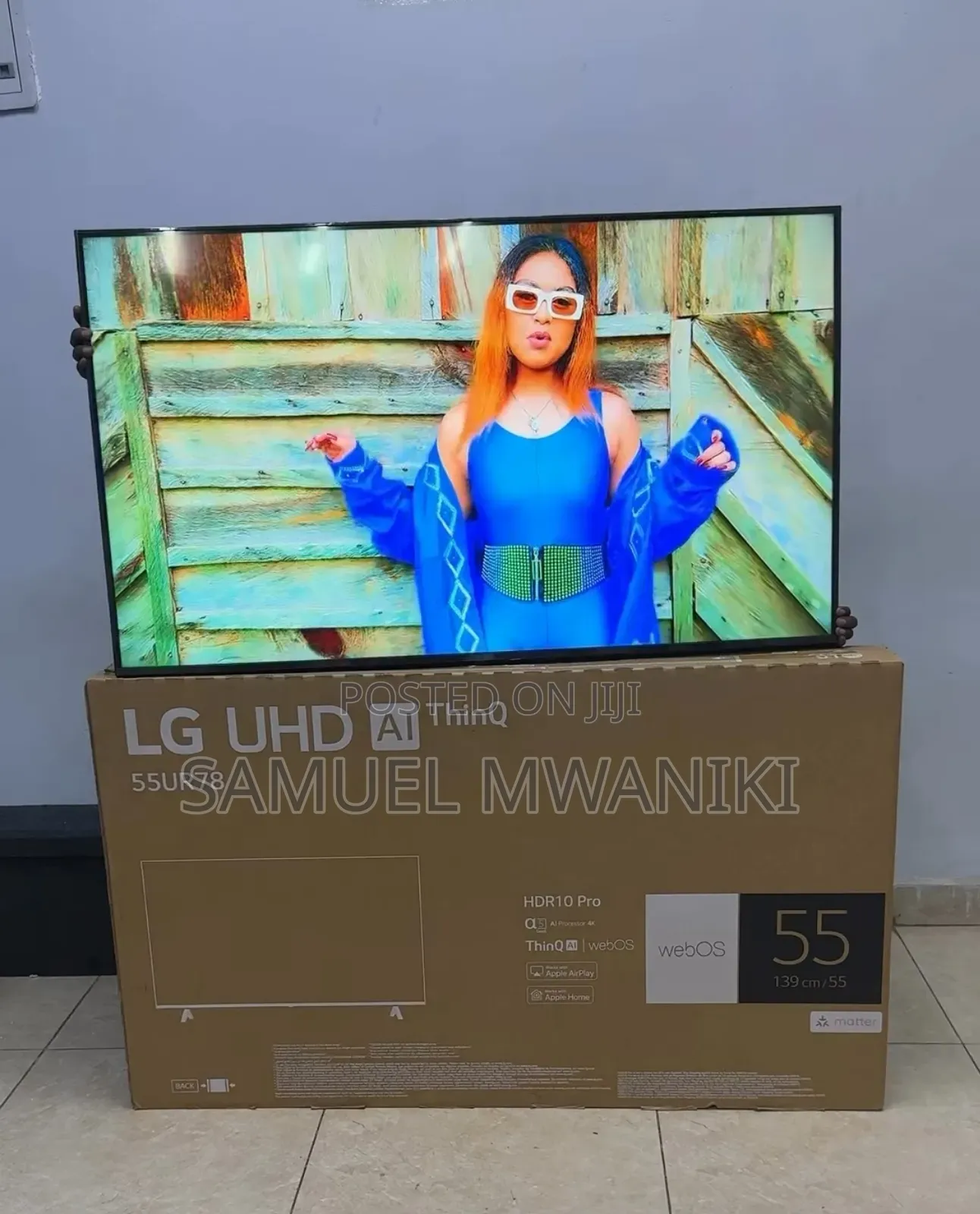 Lg 55′′ Uhd Webos Smart Ai Thinq Tv Magic Remote Ur78