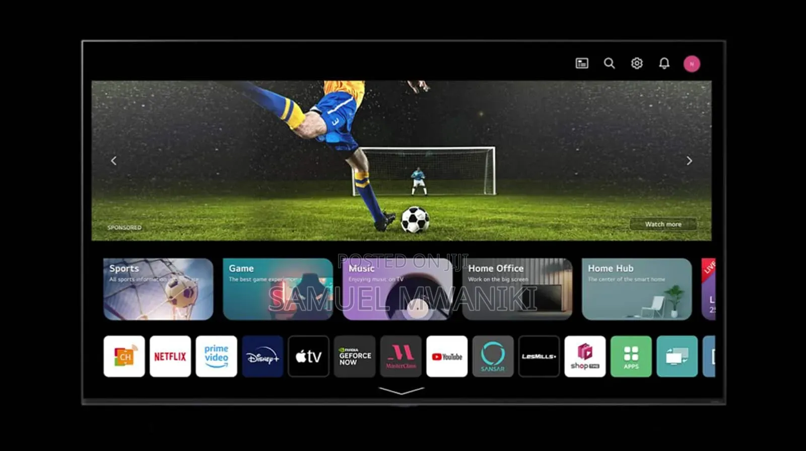 Lg 55′′ Uhd Webos Smart Ai Thinq Tv Magic Remote Ur78