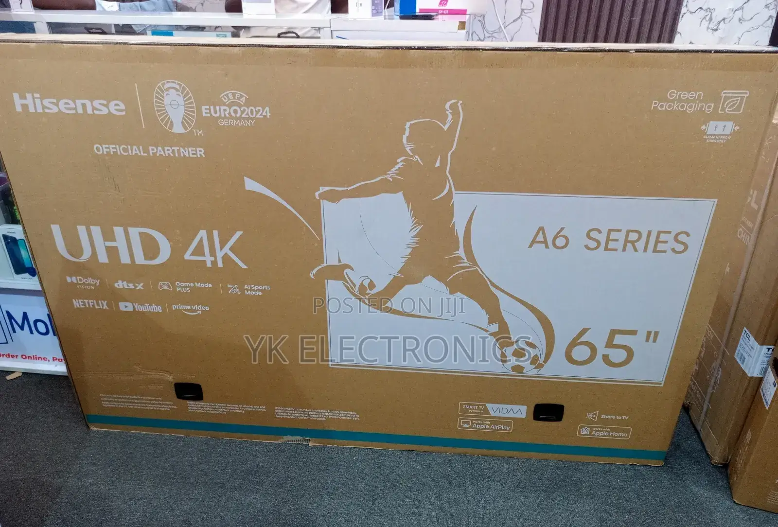 Hisense 65 Inch Uhd Smart Tv 65a6n