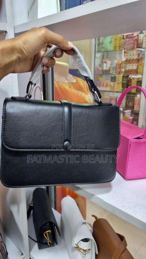 Black Plain Slingbags - main view