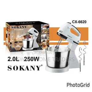 Sokany Bowl Mixer Available 250w 