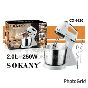 Sokany Bowl Mixer 250w,2.0l