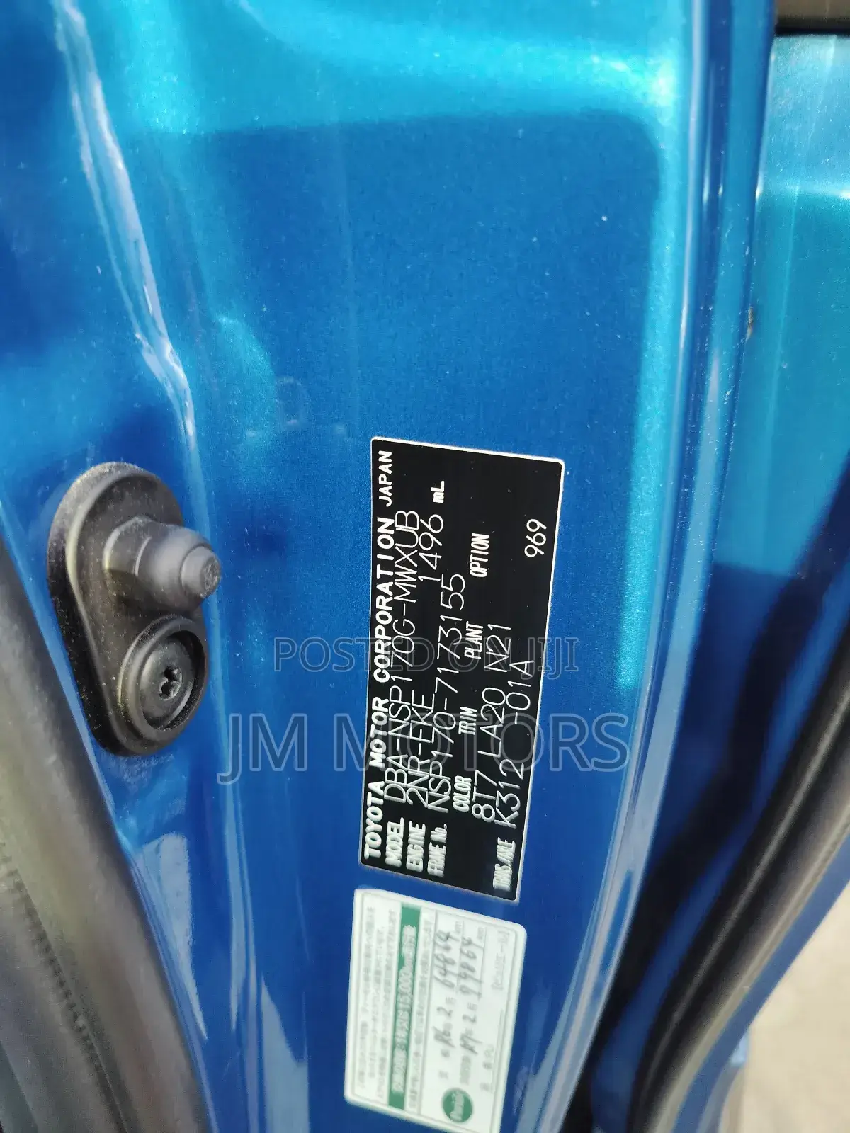 Toyota Sienta 1.5 FWD 2019 Blue