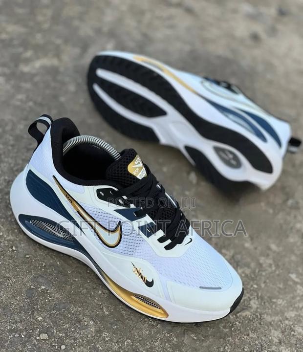 White Blue Air Max Zoom Unisex Sneakers - thumbnail 2