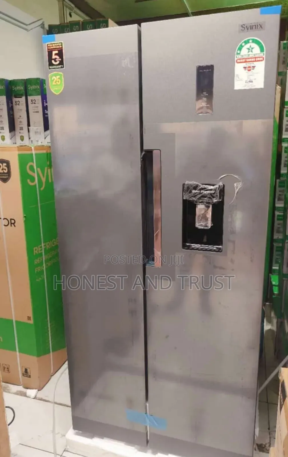 450litres Roch Side by Side Fridge