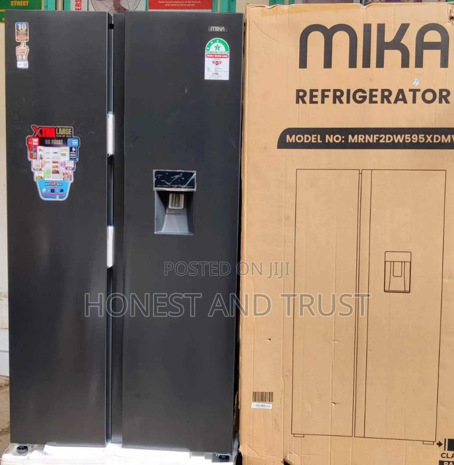 Mika 550litres Fridge Side to Side