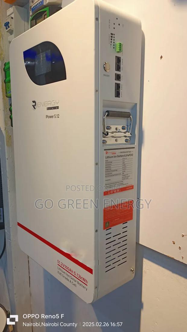 5.12kwh Renergy Lithium Battery - thumbnail 4