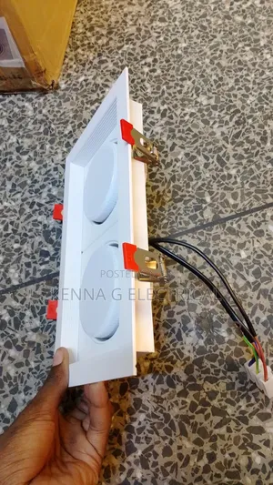 Double Head Adjustable Led Downlight Fittings for Gu10