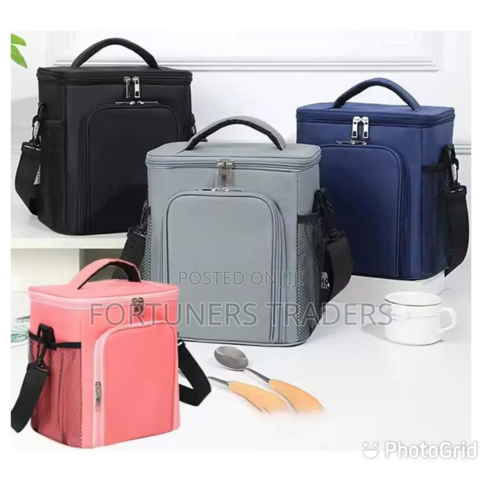 Large Capacity 2 Compartment Lunch Bag