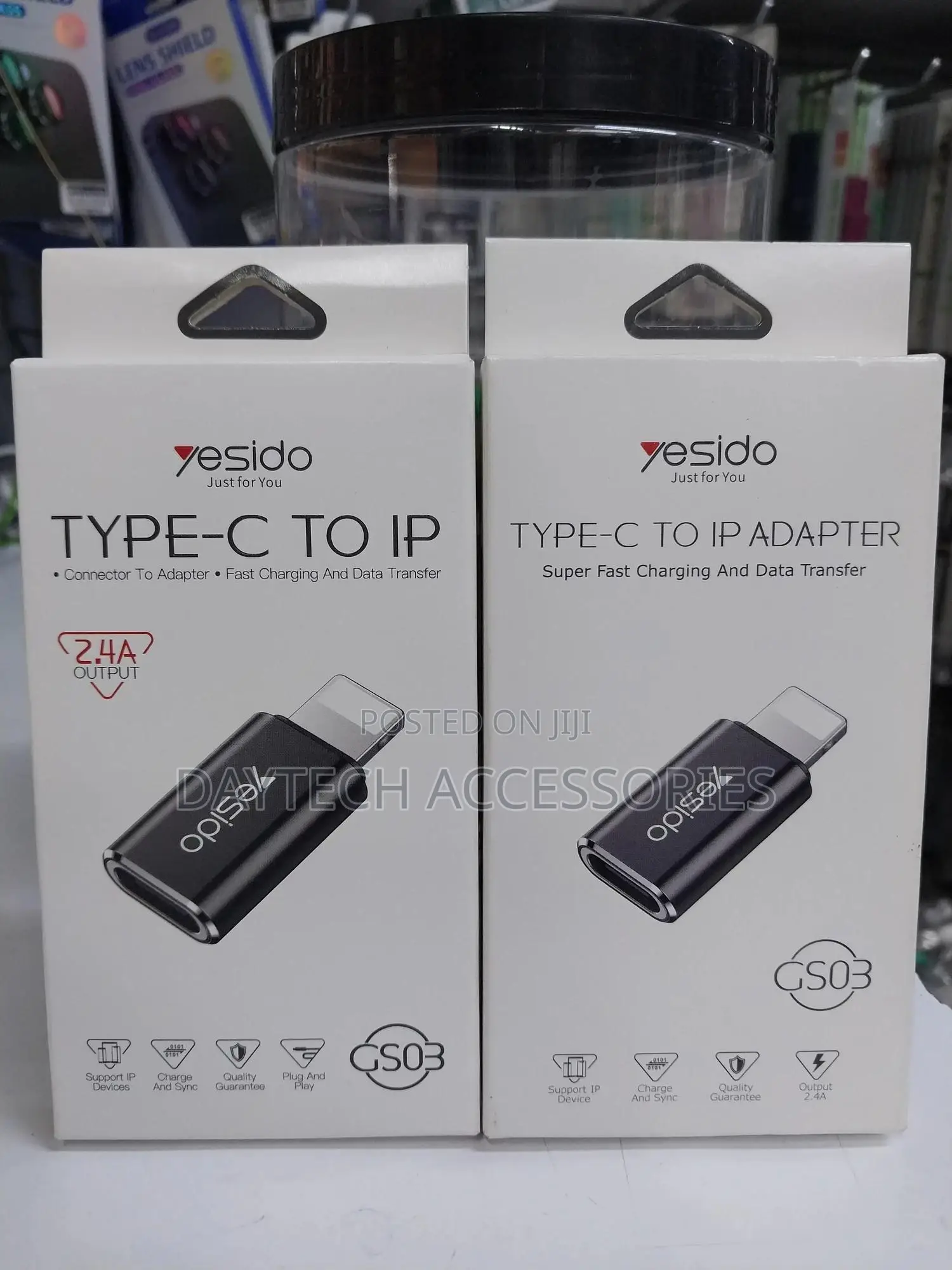 Yesido Lightning to Type-C Data Transmit Otg Adapter