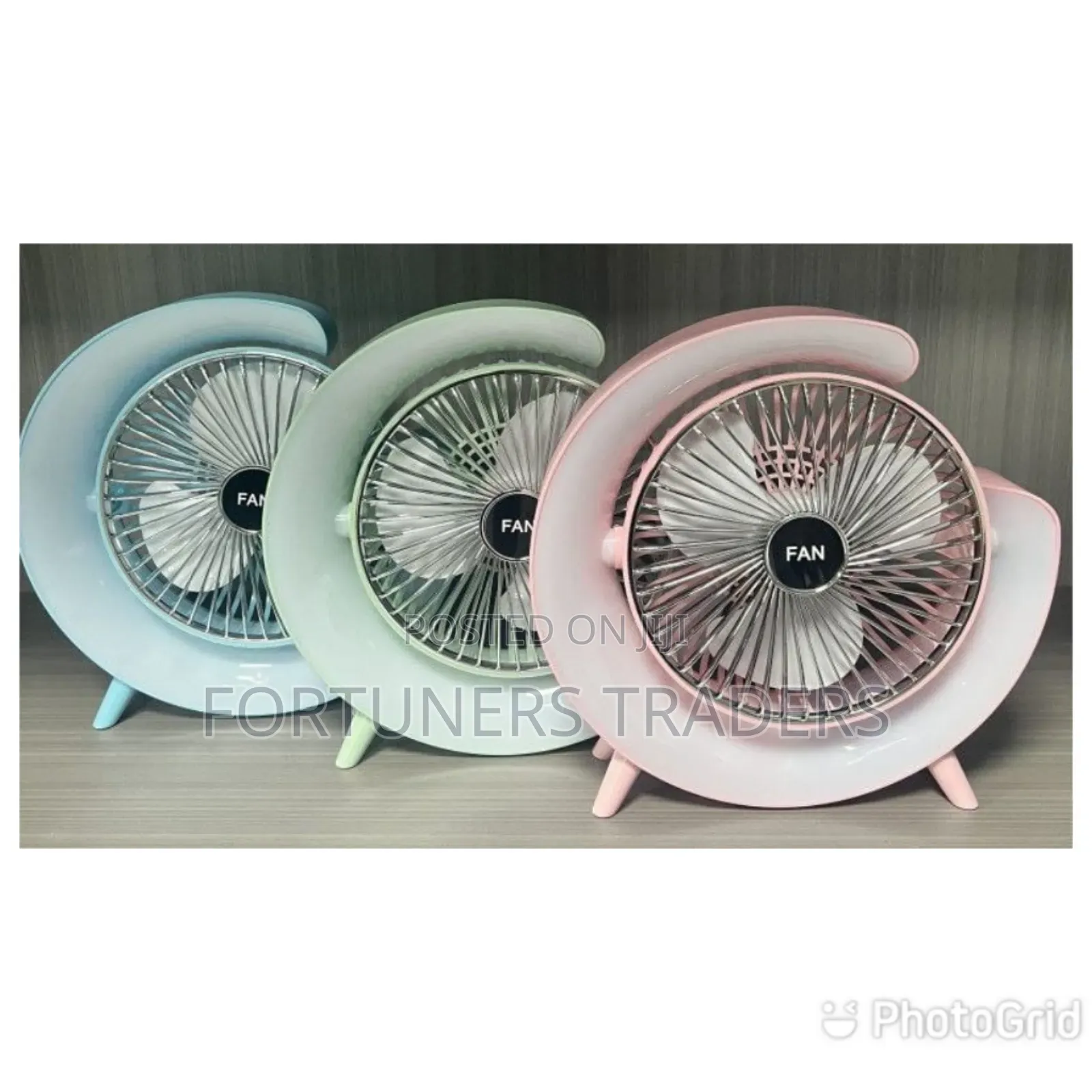 *Portable Rechargeable Desktop Fan