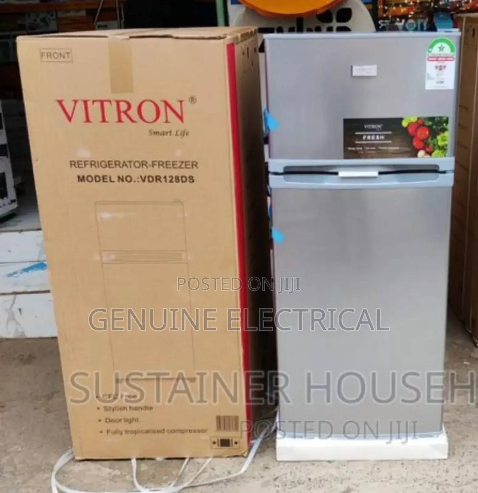 Brand New Vitron 125litres Double Door Fridge