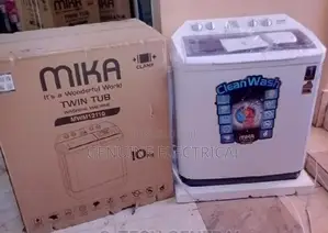 Mika 10kg Twin Tub Washing Machine