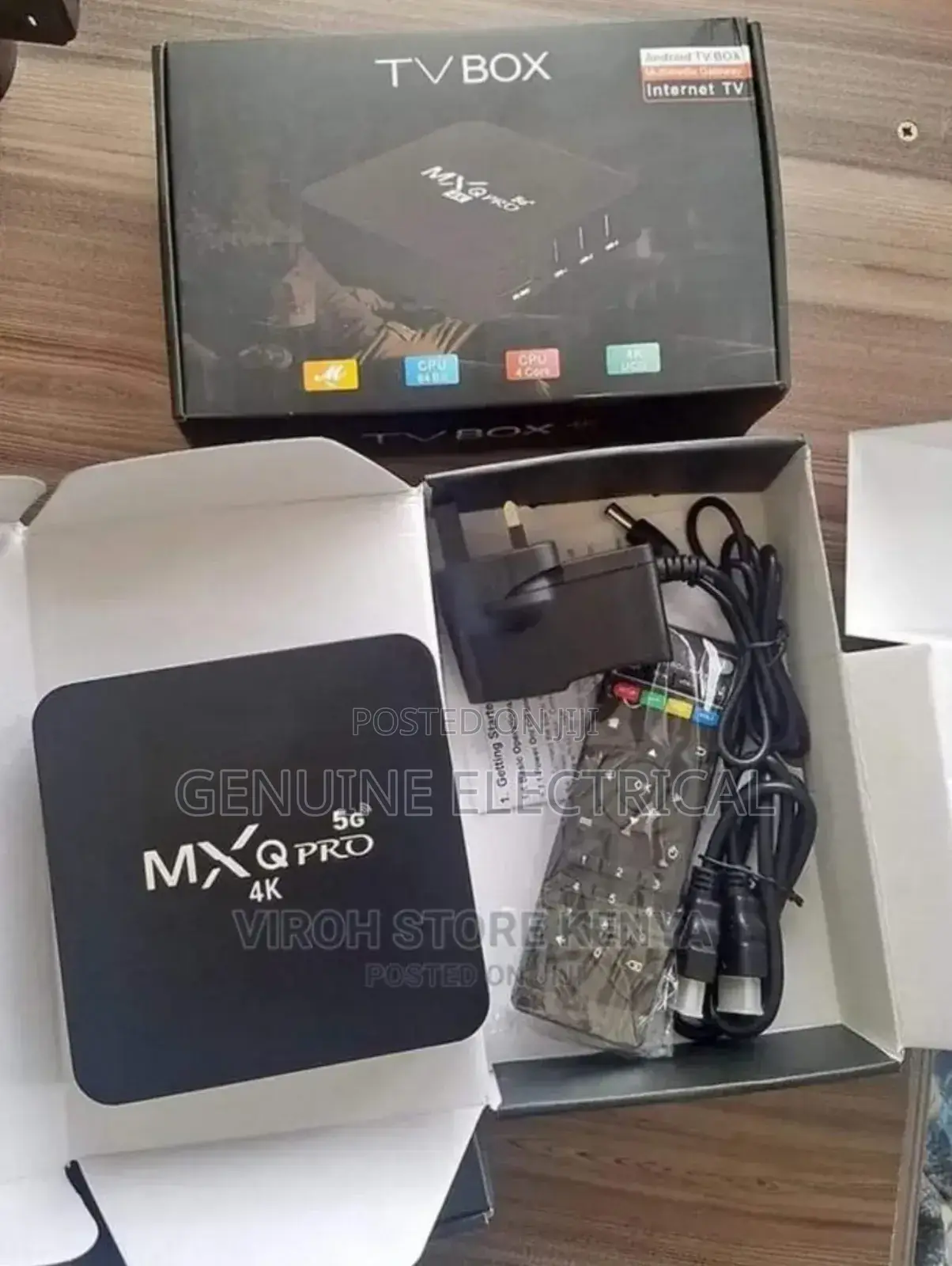 8gb+128gb MXQ Pro Smart Tv Box