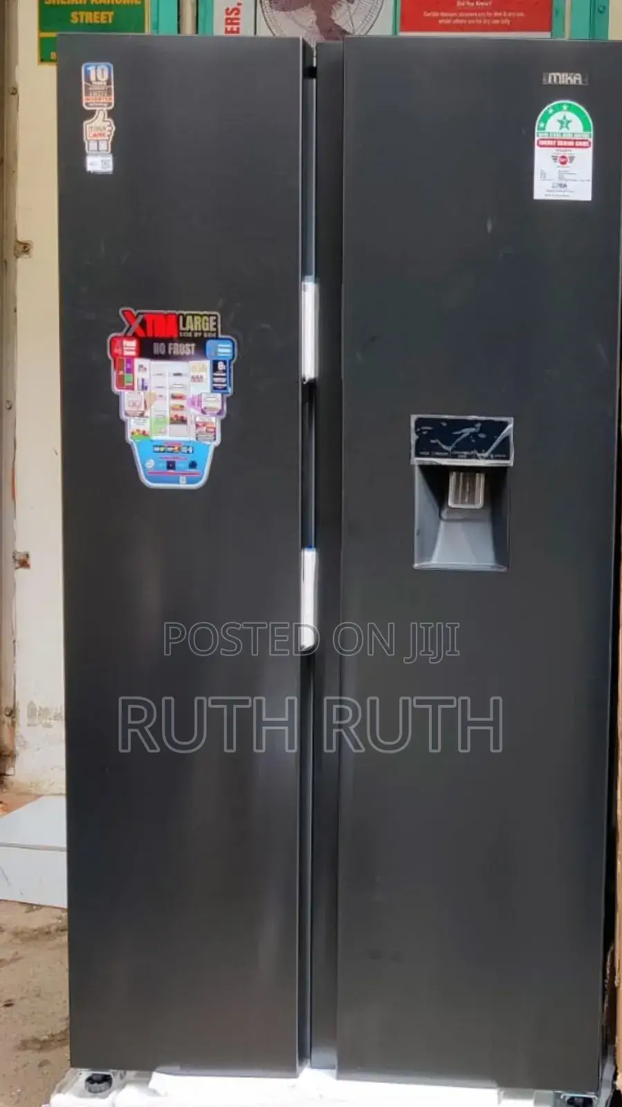 Mika 550litres Fridge Side to Side Fridge