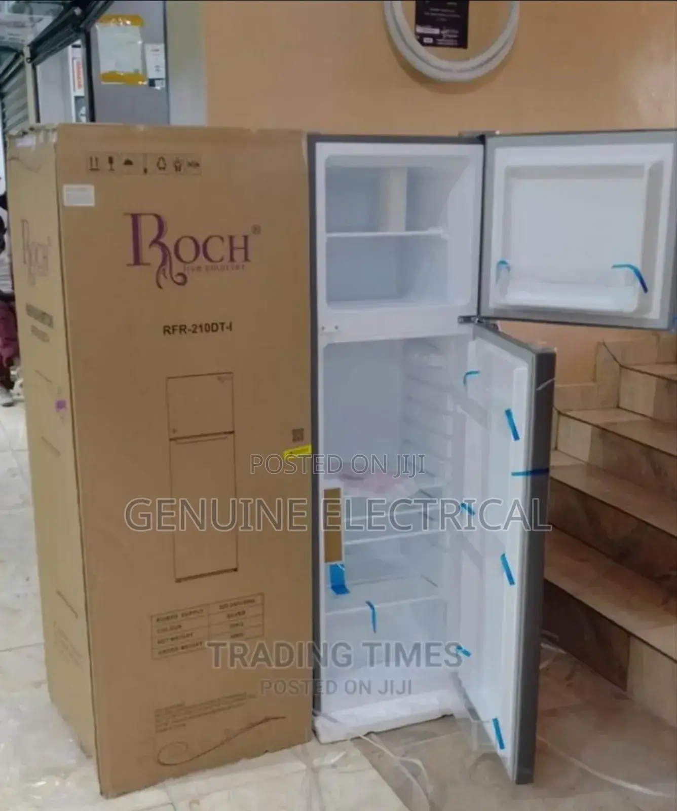 Brand New Roch 170litres Double Door Fridge