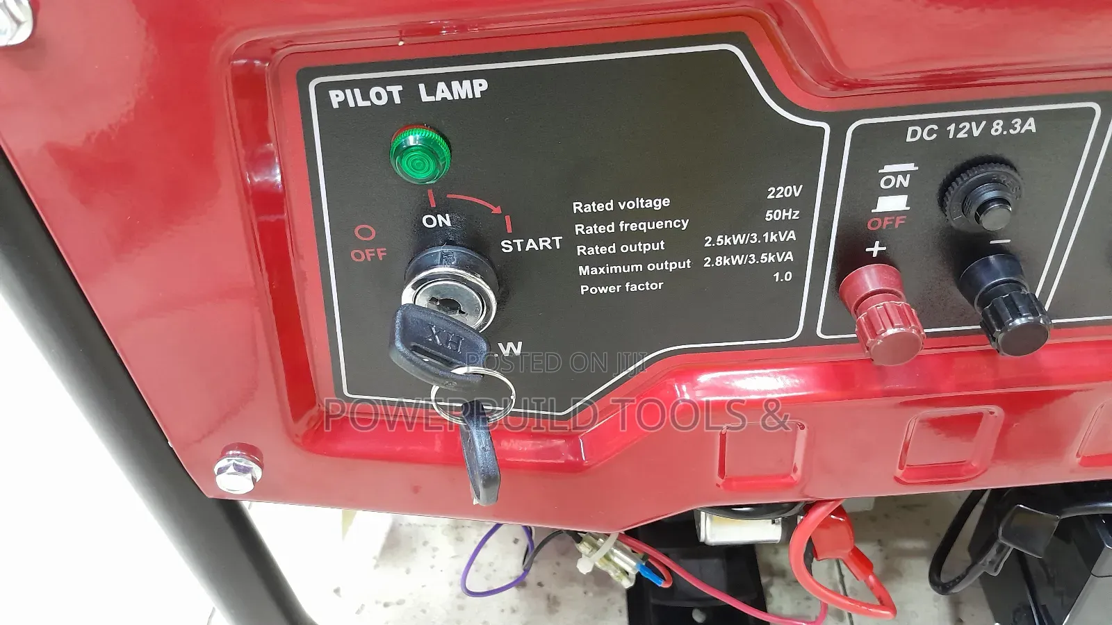 Pioneer 3.5kva Keystart Petrol Generator