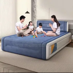 Big Size 203*152*46 Cm 5*6 Inflatable Air Bed With Head Rest
