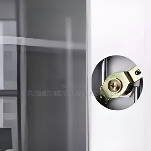 Safe Cabinets; Half-Glass Metallic Office 2-Door Cabinet
