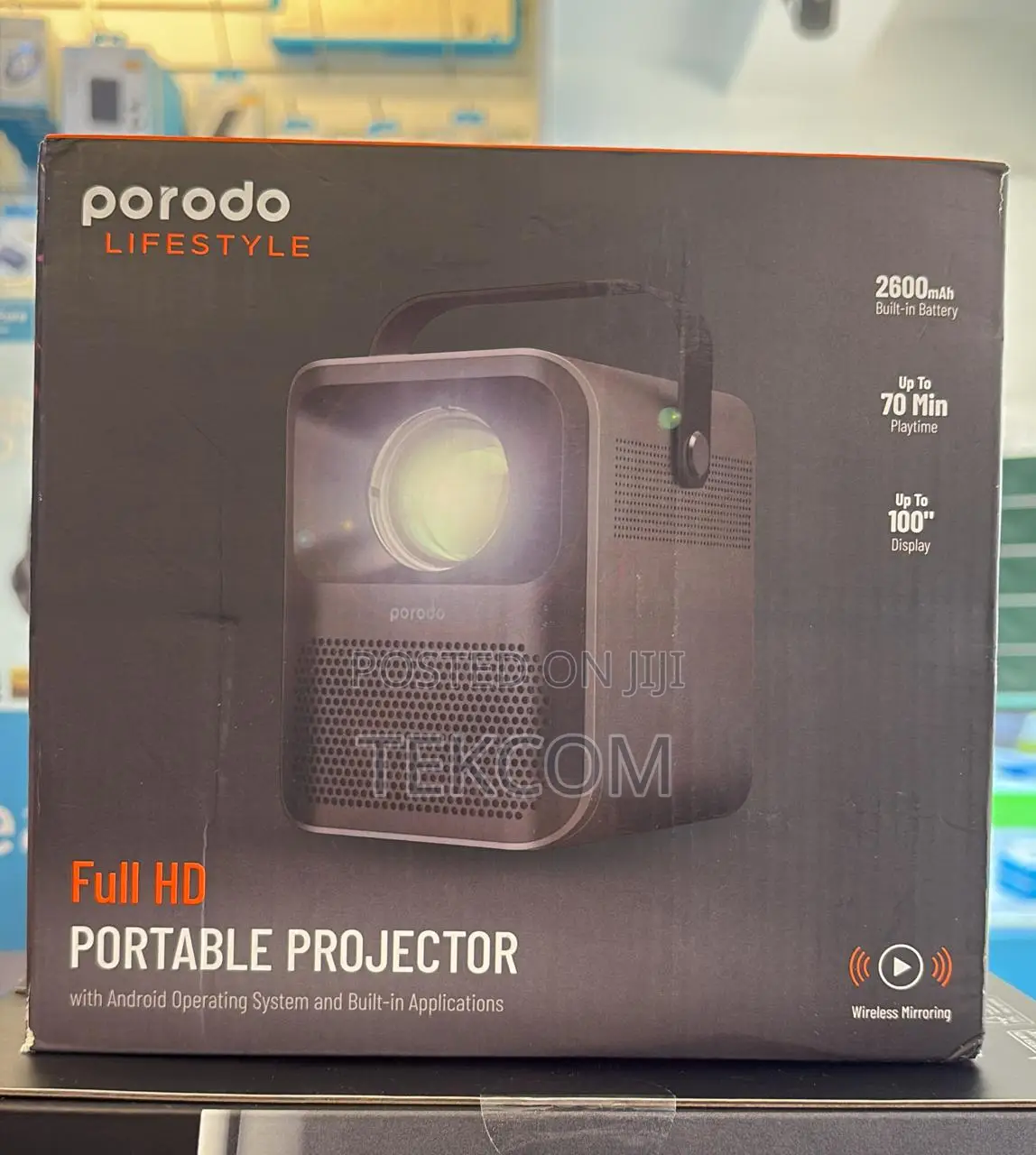 Porodo Full Hd Portable Projector