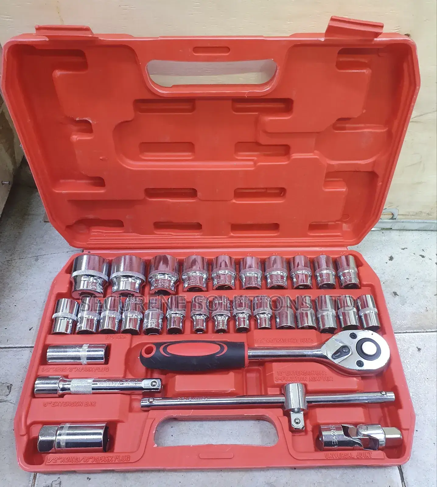 32-Piece 1/2" Drive Socket Wrench Set