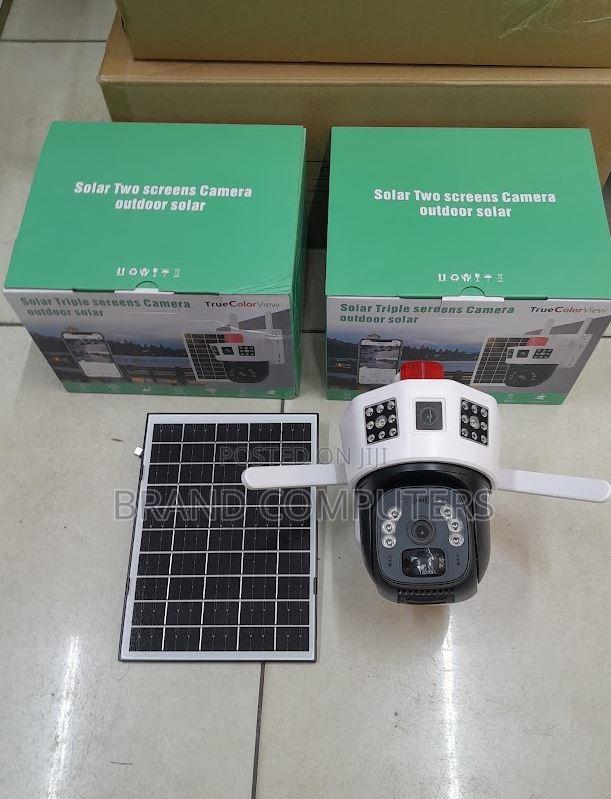 4g 4mp True Color View Solar Two Screen Outdoor Solar Camera
