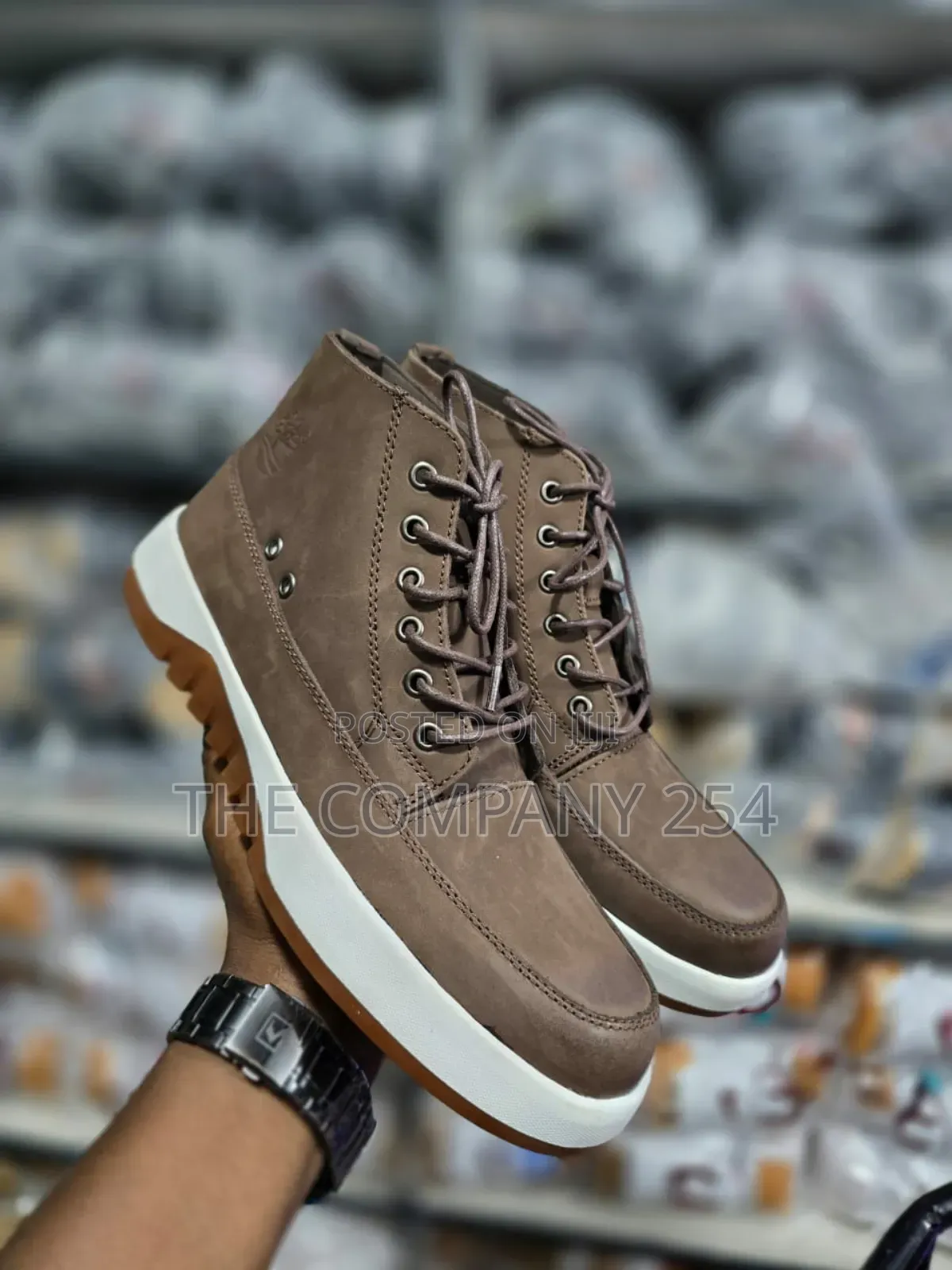 Original Leather Official Timberland High Cut Business Boot