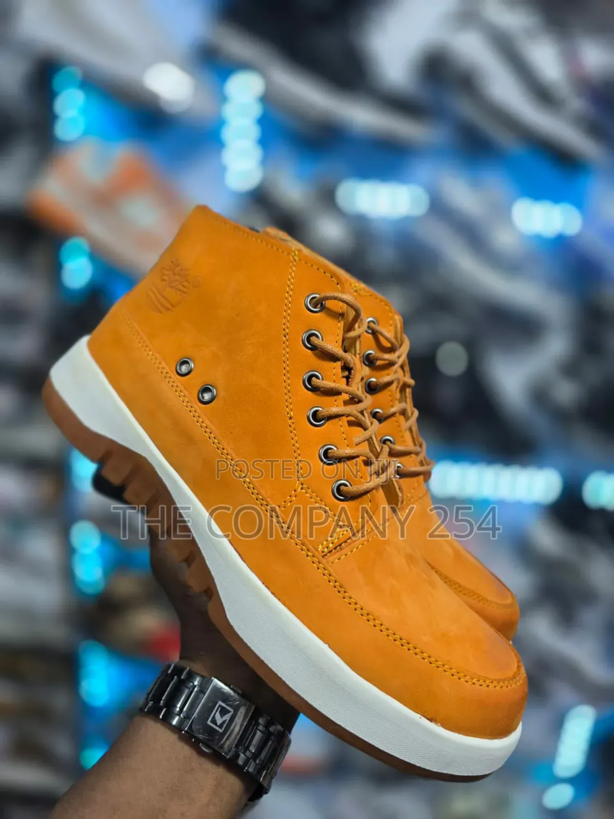 Original Leather Official Timberland High Cut Business Boot
