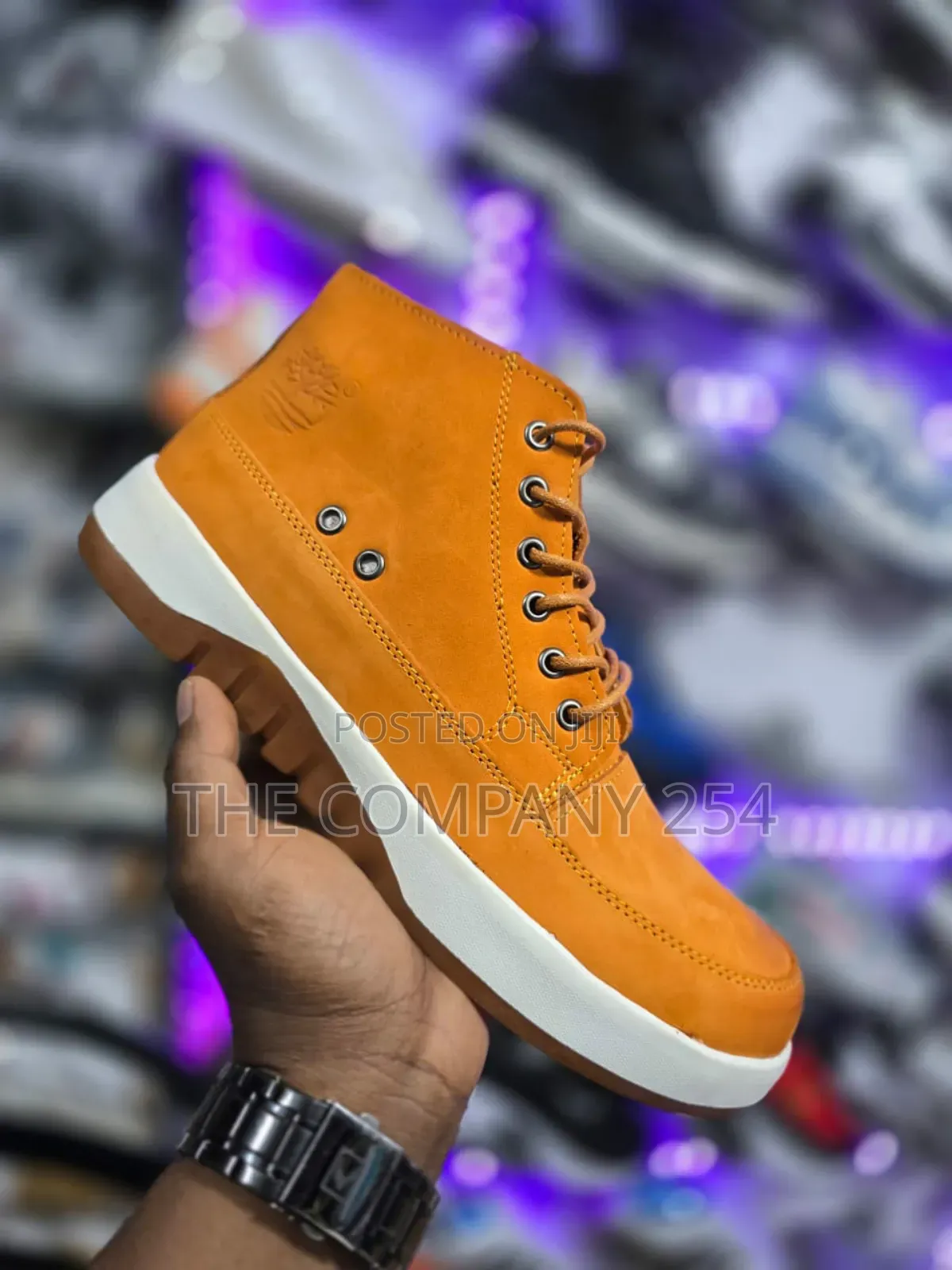 Original Leather Official Timberland High Cut Business Boot