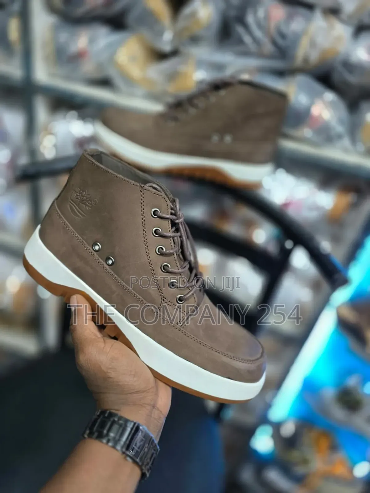 Original Leather Official Timberland High Cut Business Boot