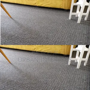 Wall to Wall Carpets. Grey Dotted M.Mara Carpet
