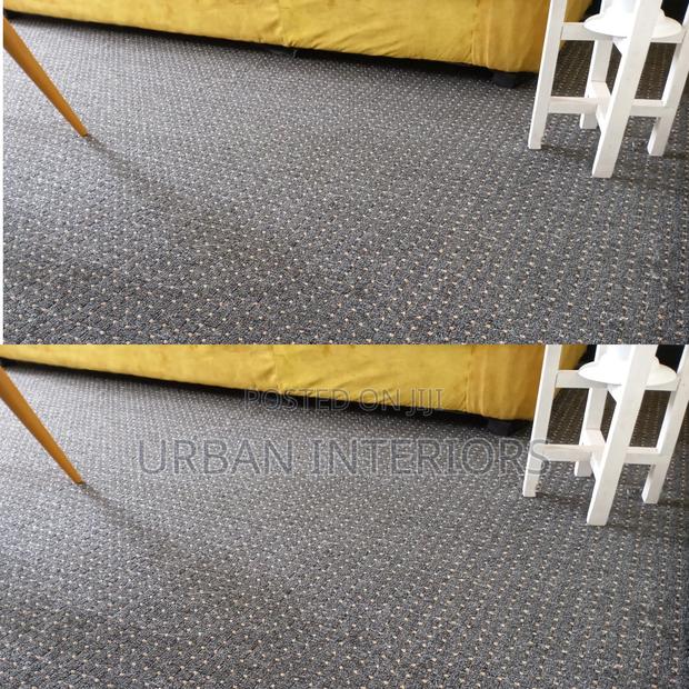 Wall to Wall Carpets. Grey Dotted M.Mara Carpet - main view