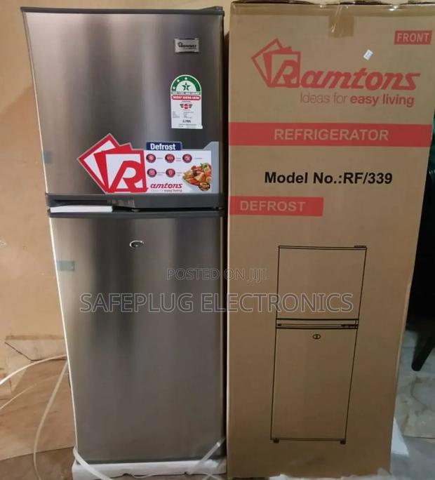 Ramtoms 138 Liters 2 Door Direct Cool Fridge, Silver- Rf/339