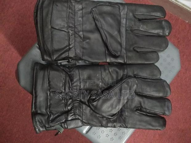 Leather Motorcycle Gloves - main view