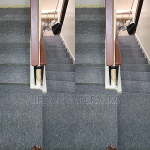 Grey Wall to Wall Stair Carpets