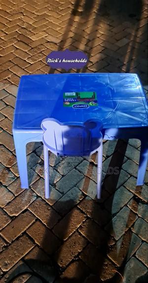 Kids Plastic Table With a Plastic Chair - thumbnail 2