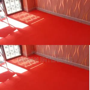 Red Wall to Wall Carpets M Dinning Area Carpet