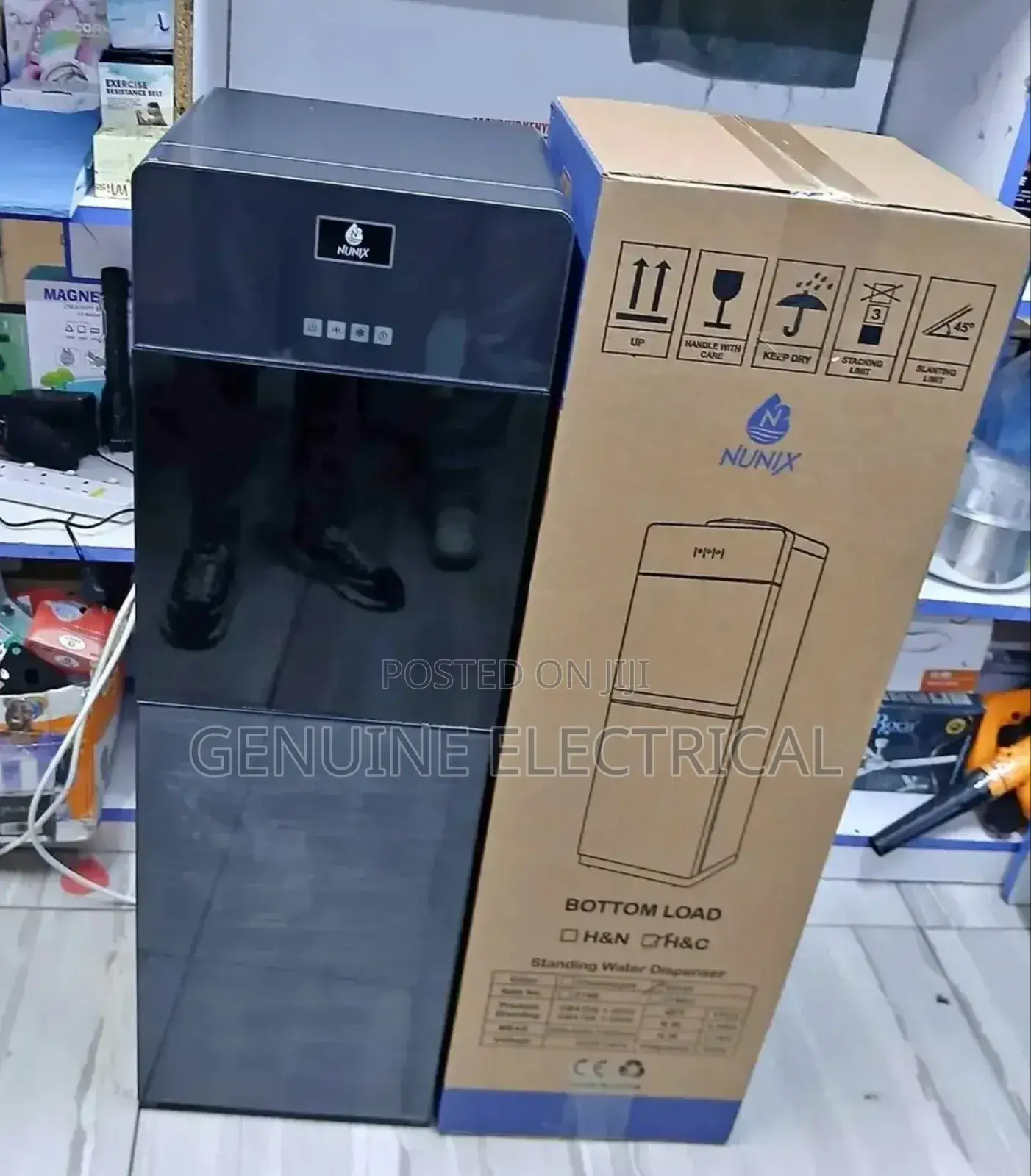 Nunix Z188c Silver Black Hot Cold Water Dispensers