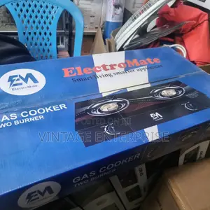 Electromate Glass Top 2 Burner Cooking Gas Stove