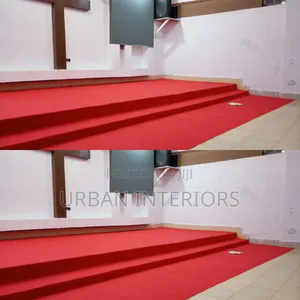 Red Altar Carpets. Perfectly Installed Carpets