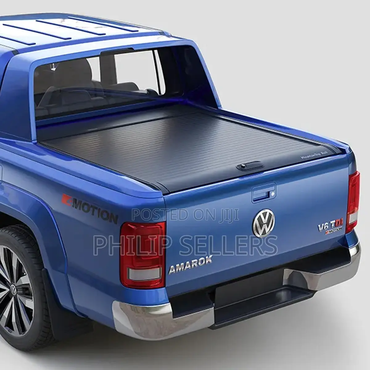 Top Tonneau Cover Roller Shutter (Black) Volkswagen Amarok