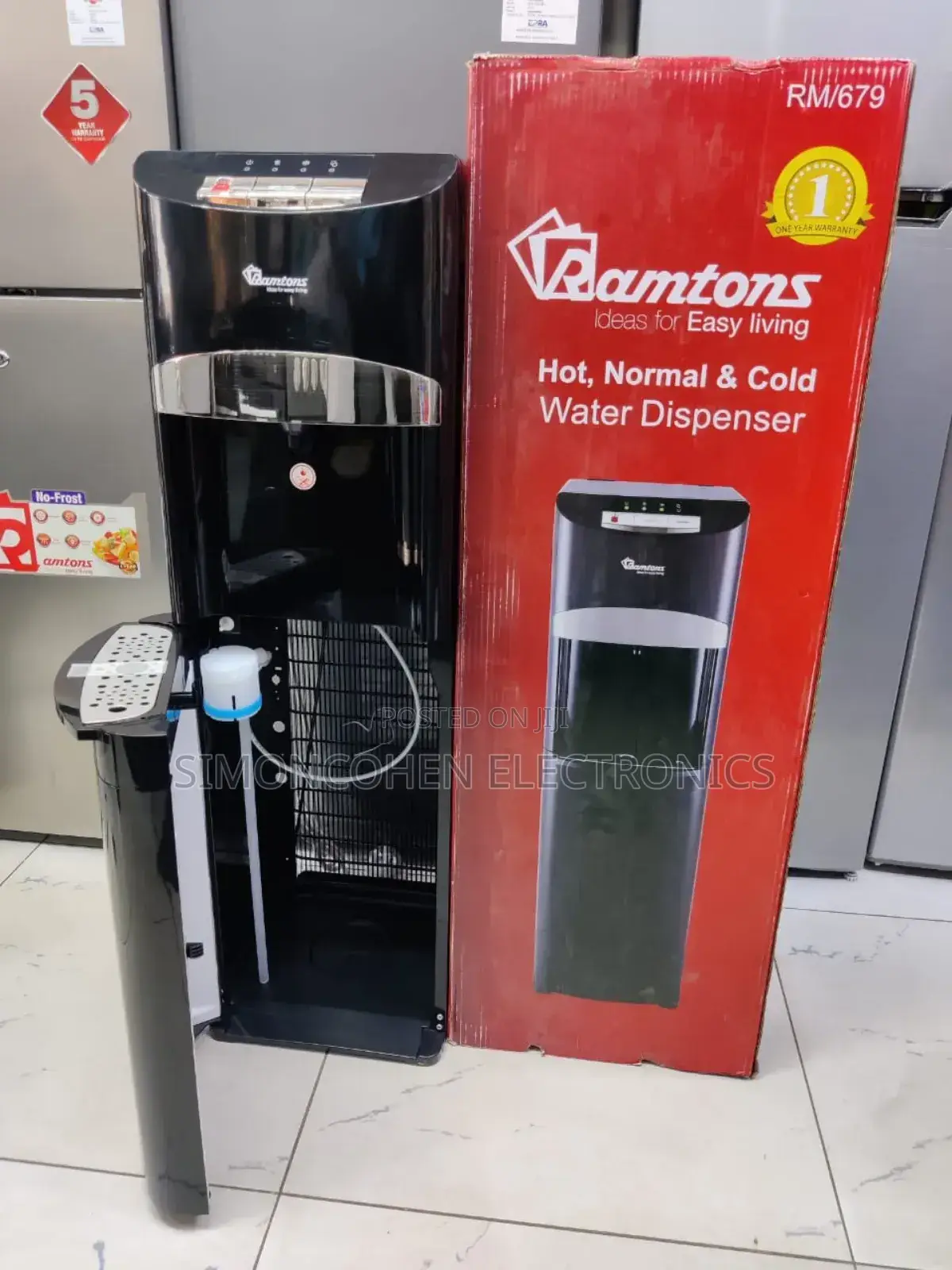 Ramtons Bottom Load Dispenser Compressor Cooling